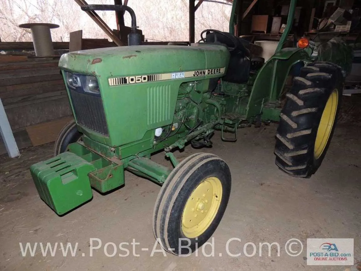 1050 john deere tractor specs