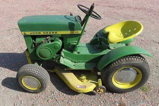 110 john deere mower specs