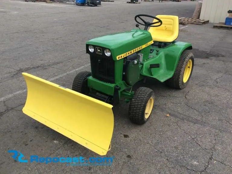 110 john deere mower specs