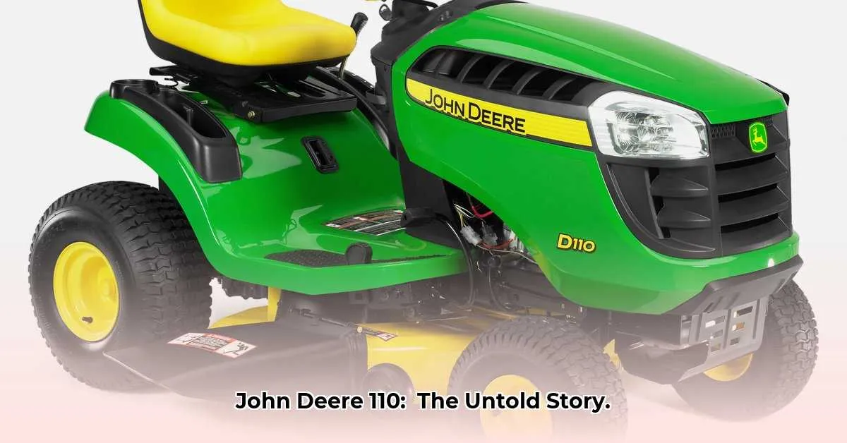 1974 john deere 110 specs