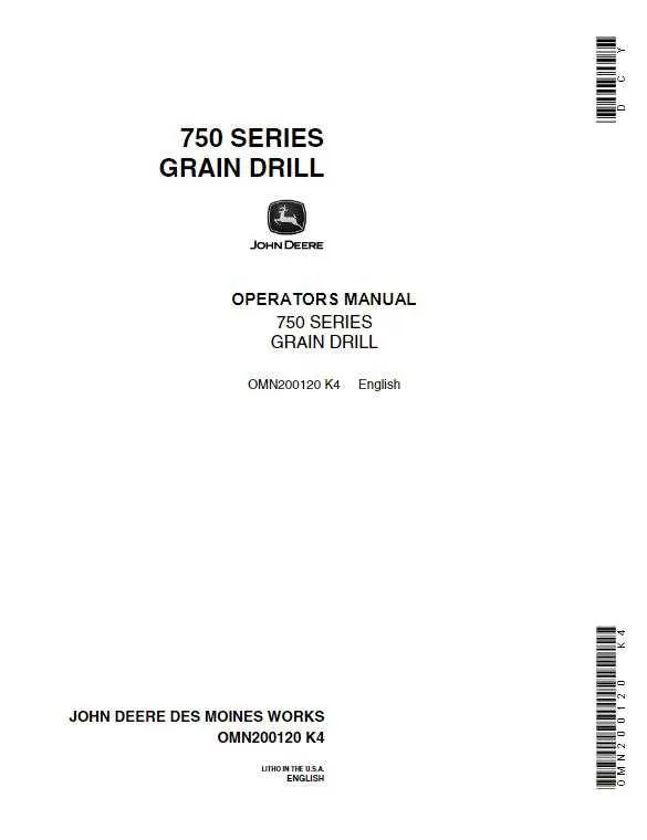 1992 john deer 750 no till drill spec sheets