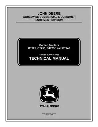 2000 john deere gt235 specs