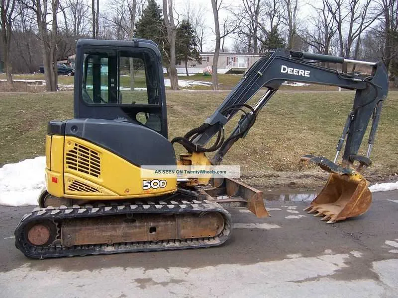 2006 john deere 50d excavator specs