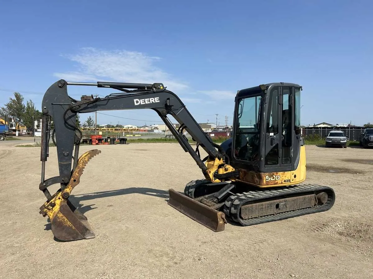 2006 john deere 50d excavator specs