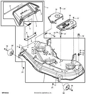 2008 john deere z445 54 in deck specs