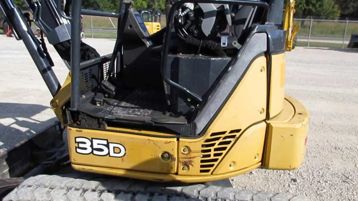 2013 john deere 35d hydraulic mini excavator spec