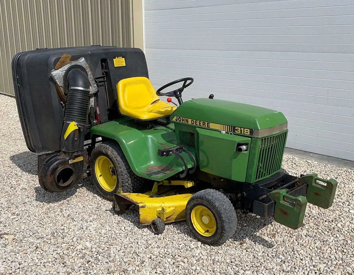 318 john deere mower specs