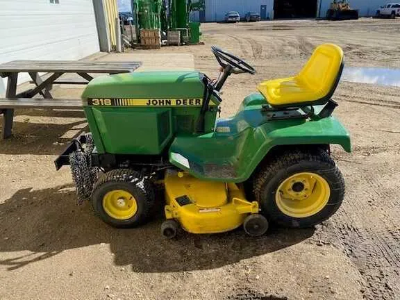 318 john deere mower specs