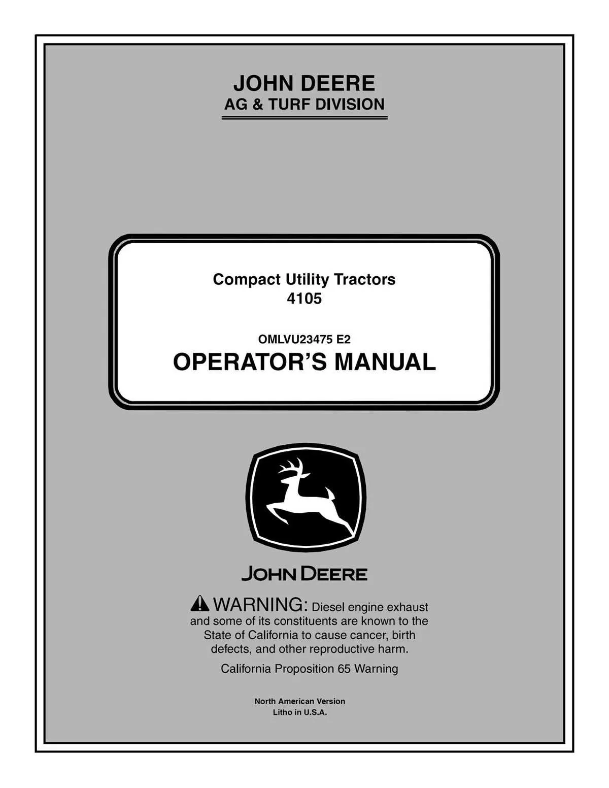 4105 john deere specs