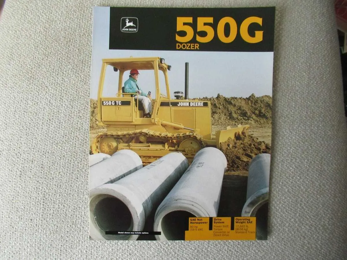 550g john deere dozer specs