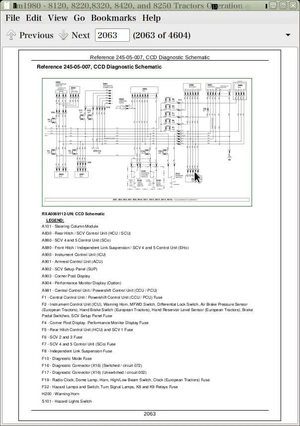 8120 john deere specs