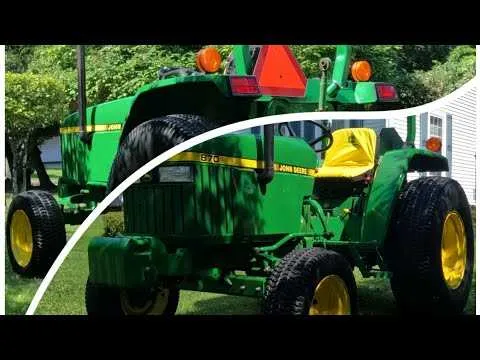 870 john deere tractor specs