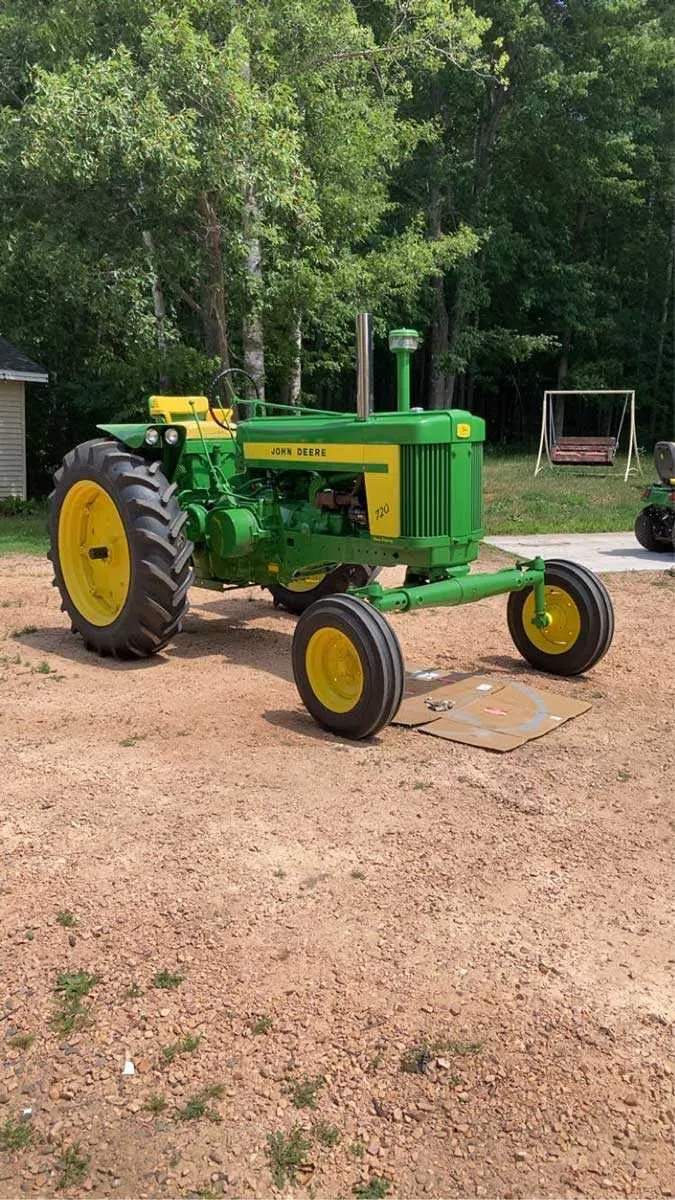 antique 120 john deere tractor specs