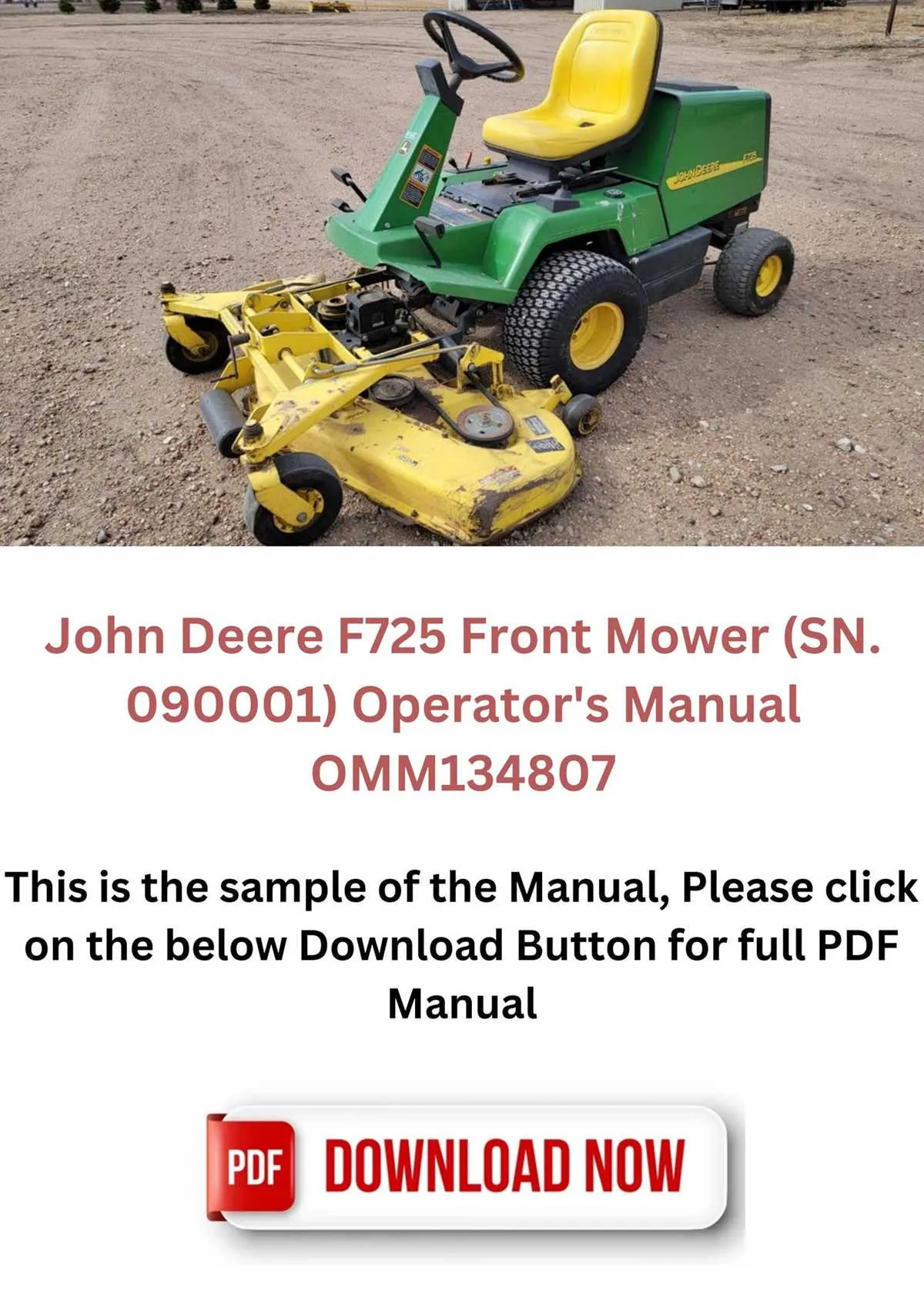 f725 john deere specs