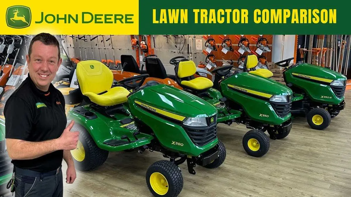 husqvarna yth1942 vs john deere s100 specs