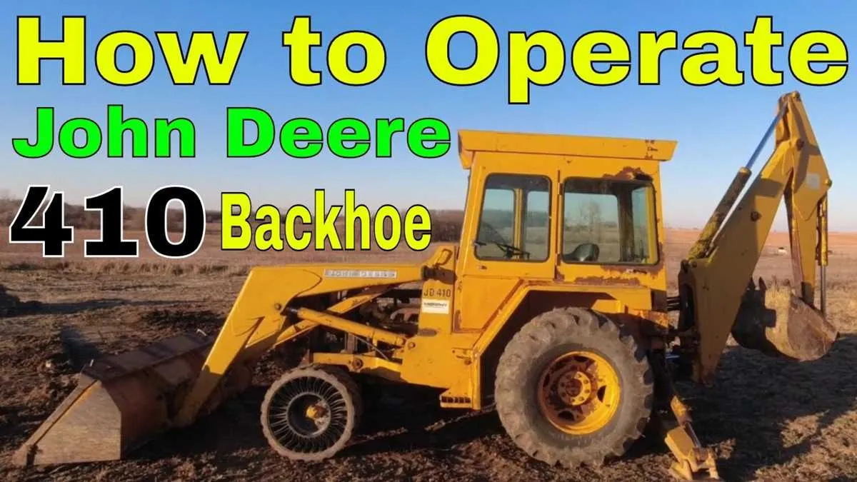 john deer 410 specs