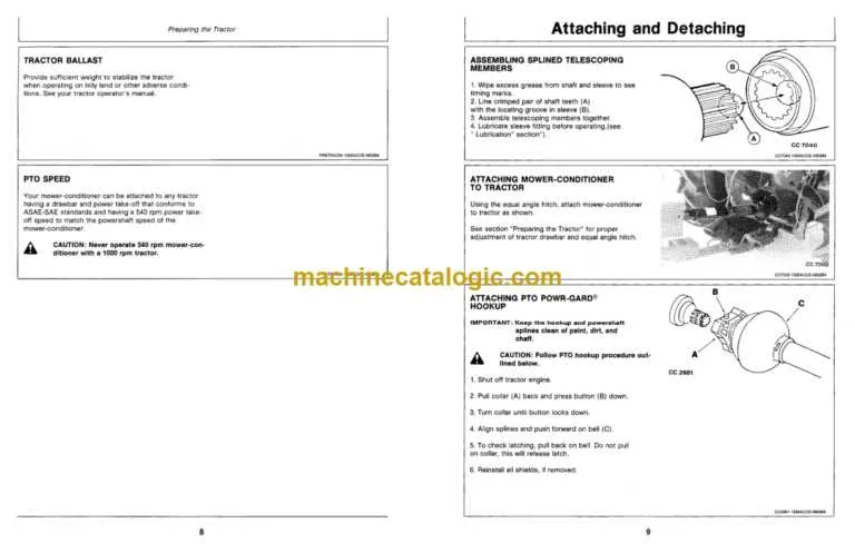 john deere 1327 mower conditioner specs