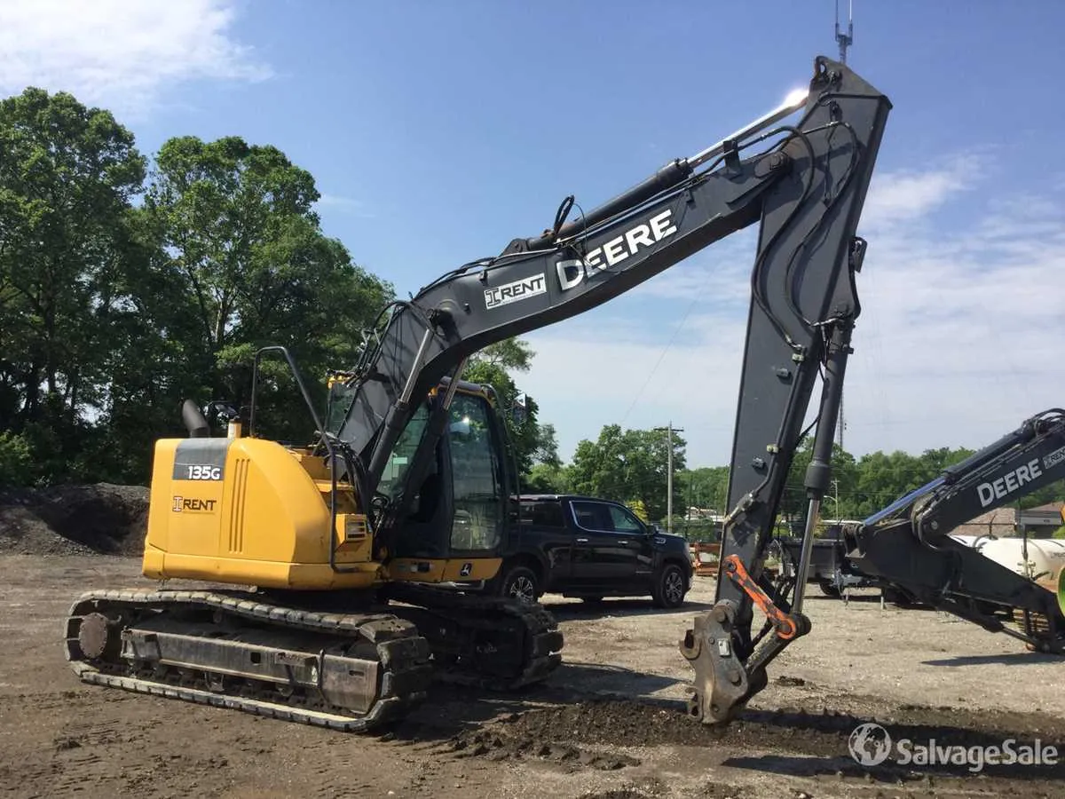 john deere 135 g specs