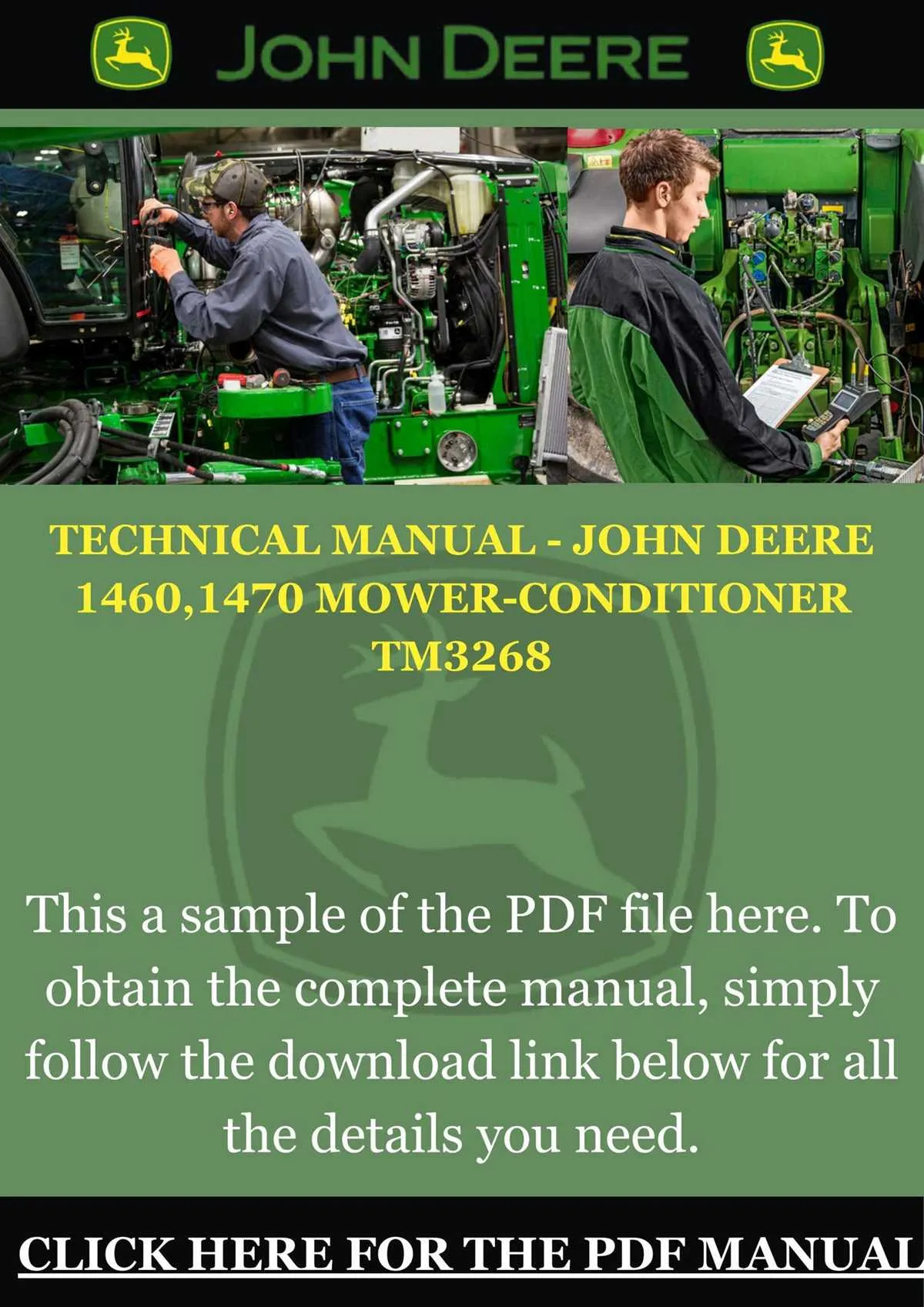john deere 1460 specs