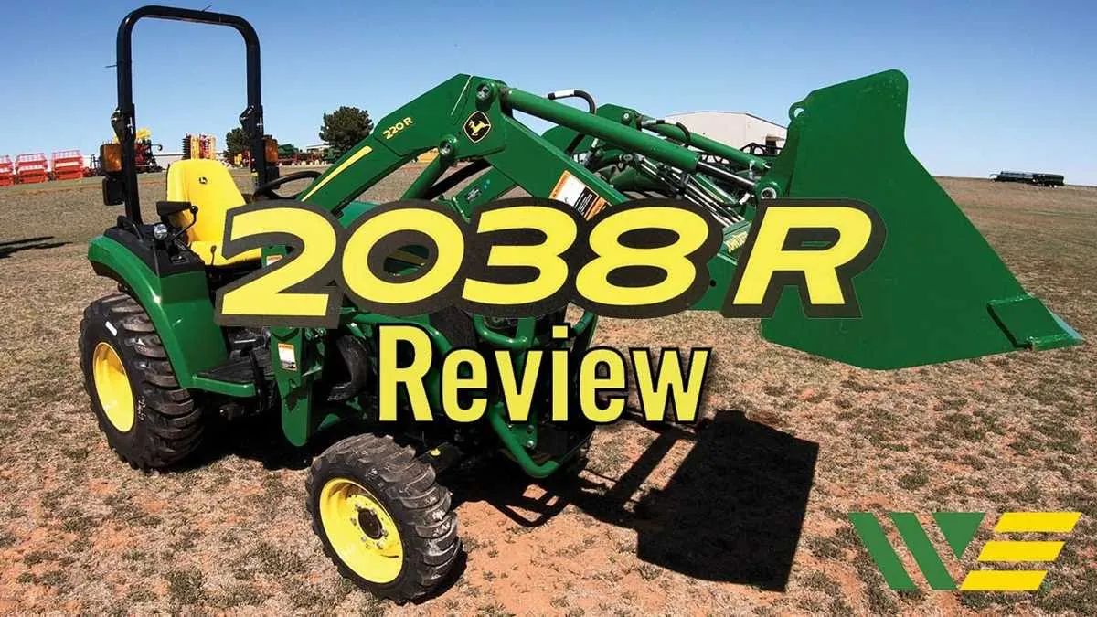 john deere 2038r tractor specs