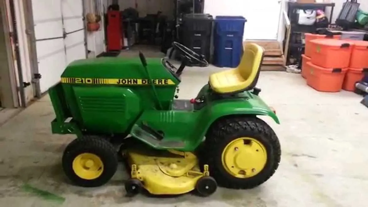 john deere 210 mower specs