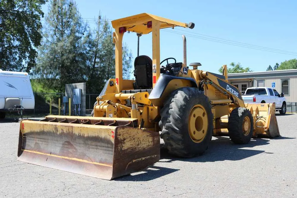 john deere 210 skip loader specs