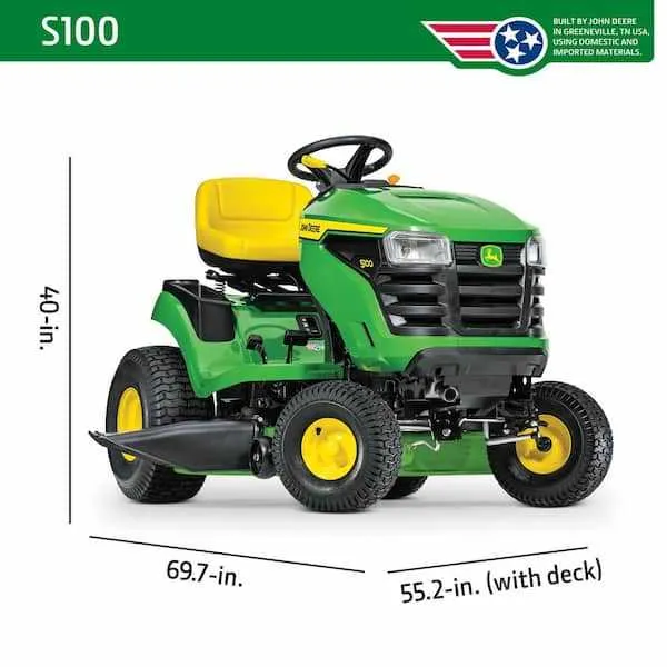 john deere 212 engine specs