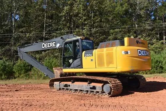 john deere 250g long reach excavator specs