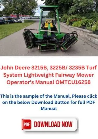 john deere 3235b specs