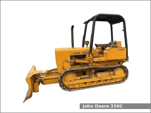 john deere 350c loader specs