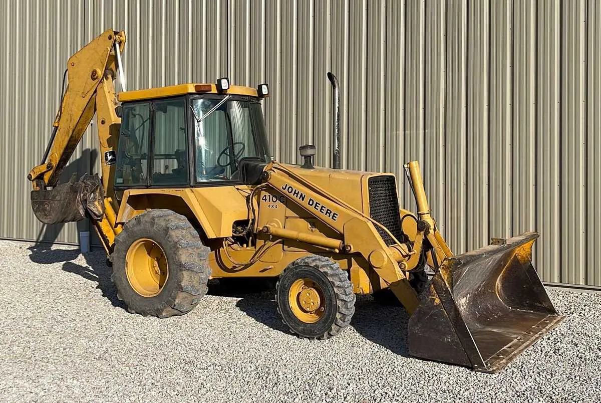 john deere 410c backhoe specs