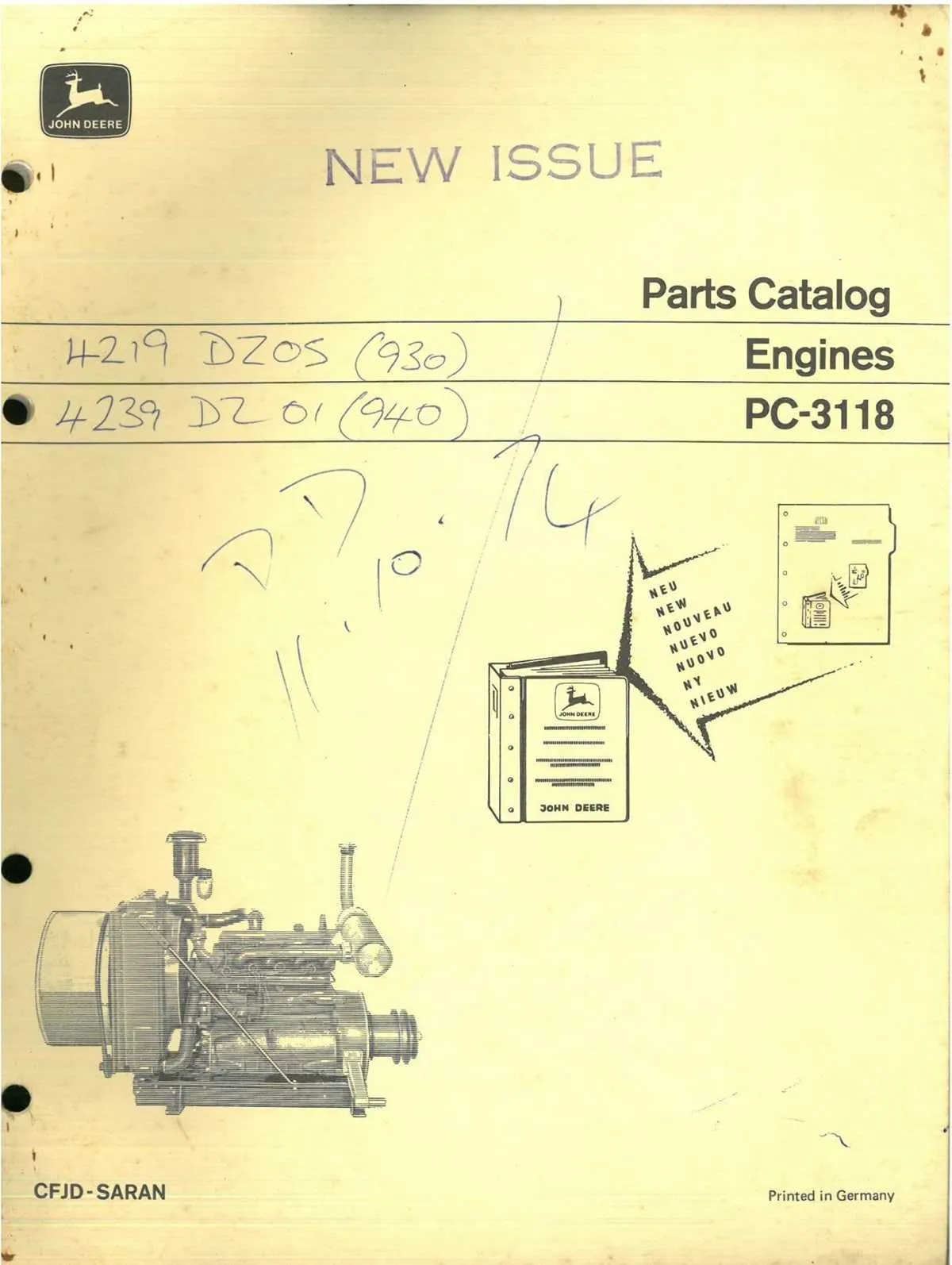 john deere 4239t engine specs