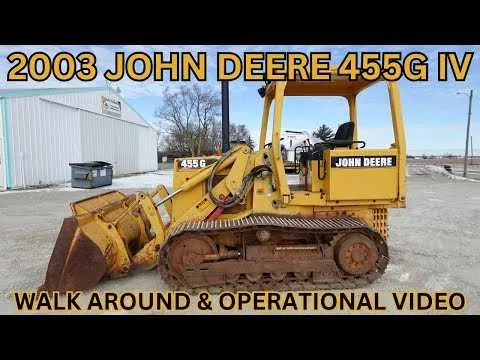 john deere 455g track loader specs