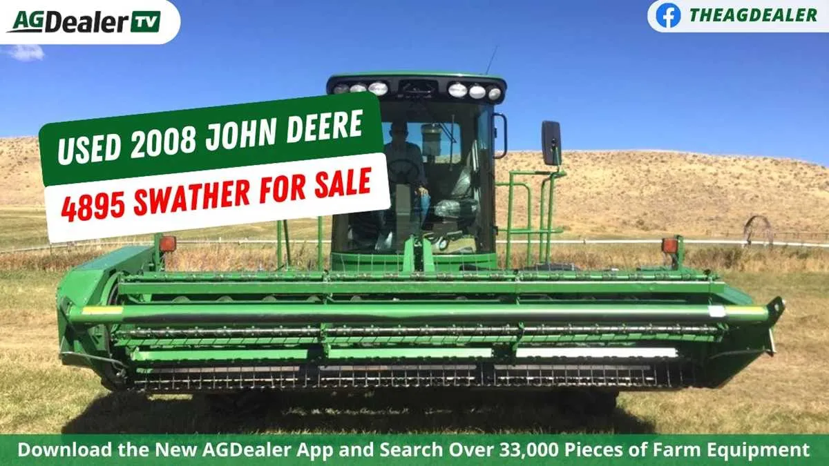 john deere 4895 windrower specs