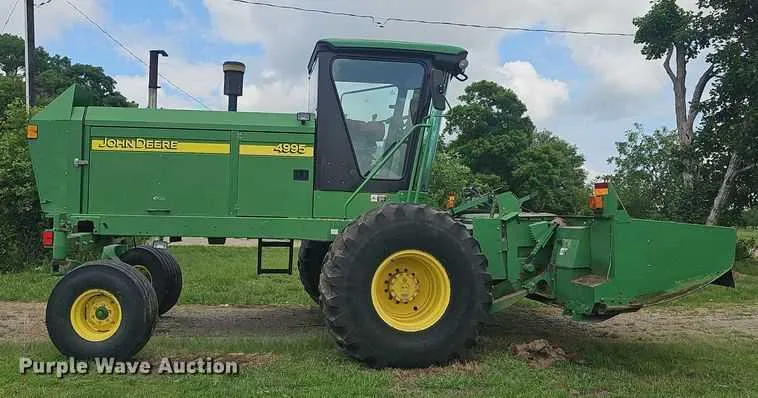 john deere 4995 swather specs