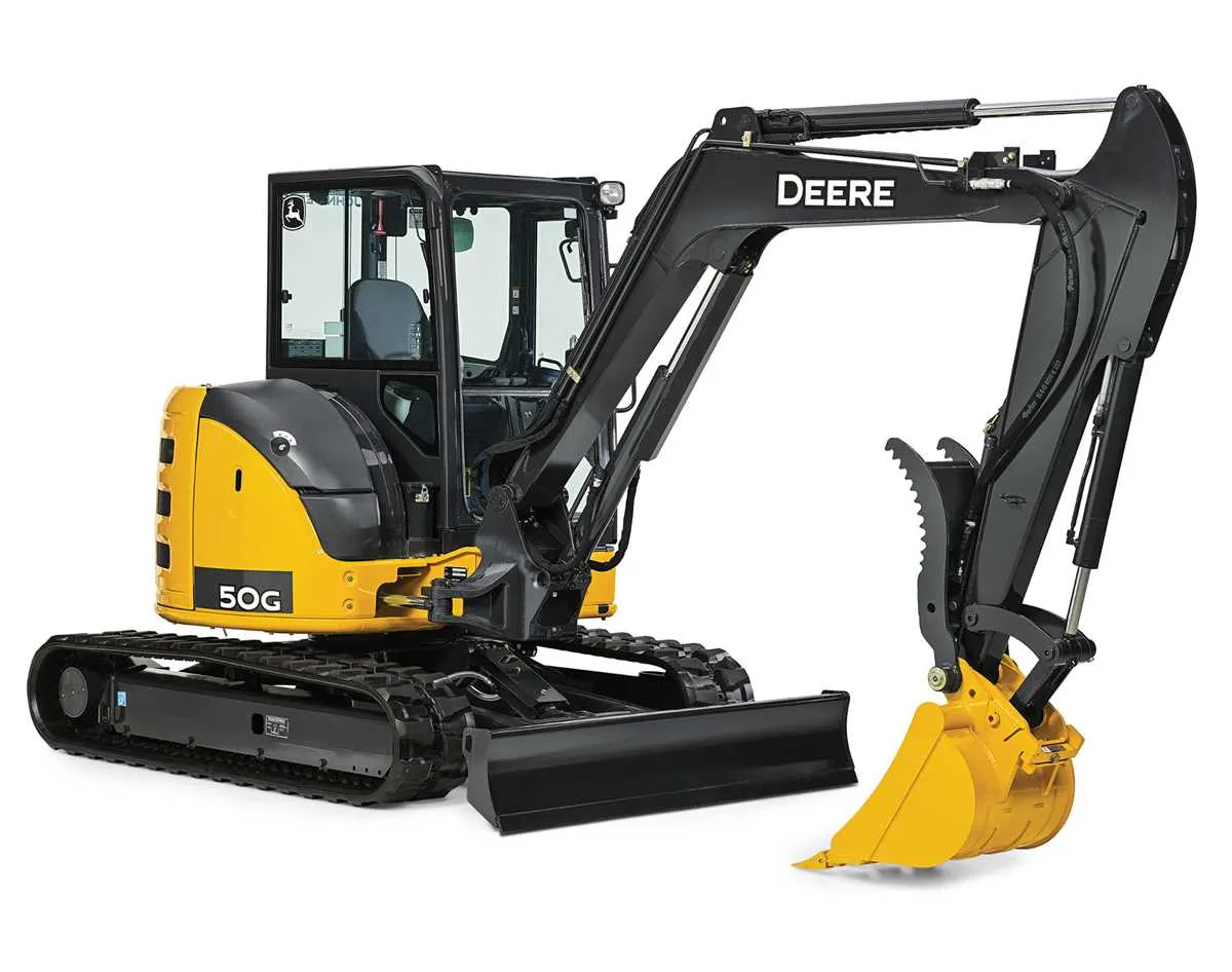 john deere 50g long arm specs
