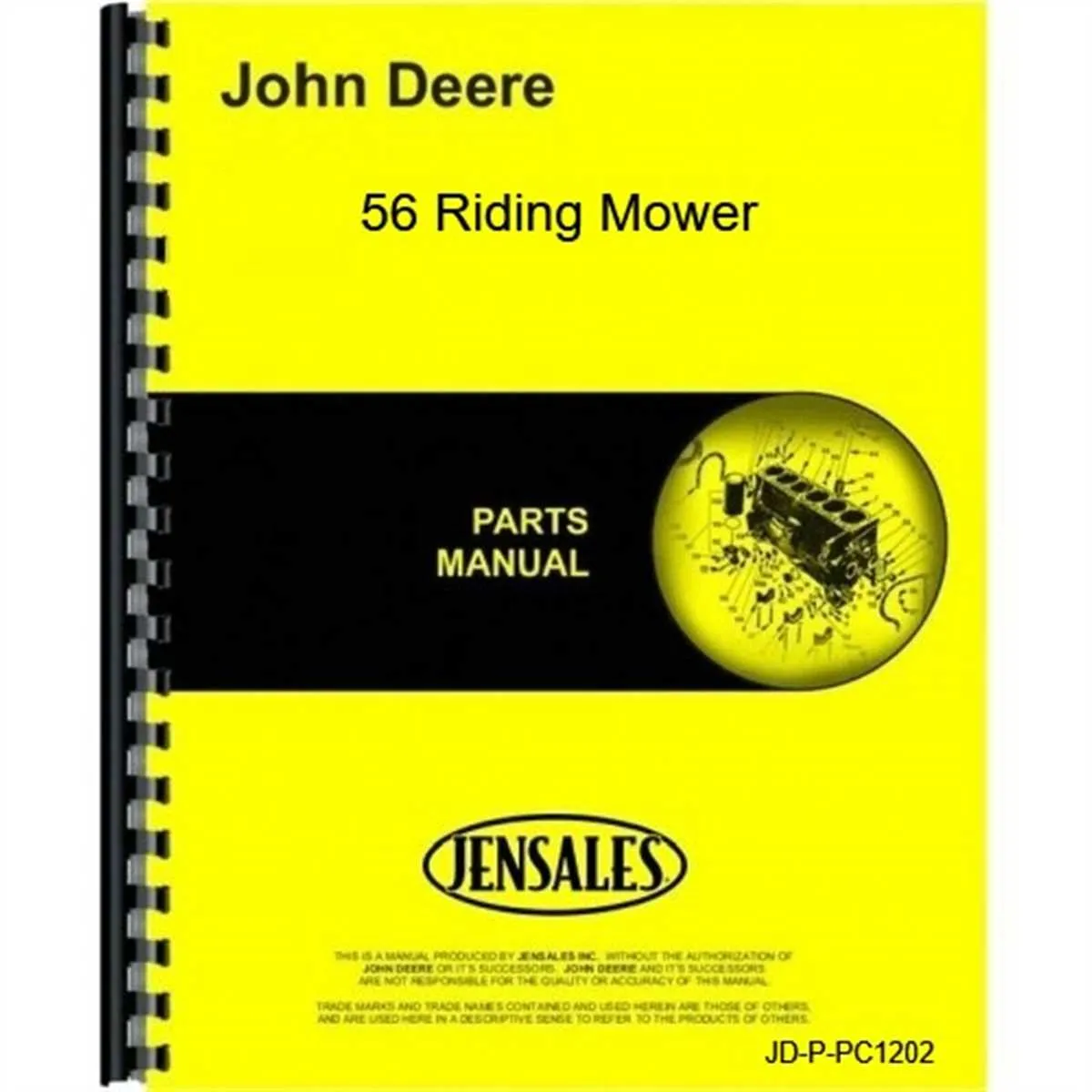 john deere 56 riding mower specs