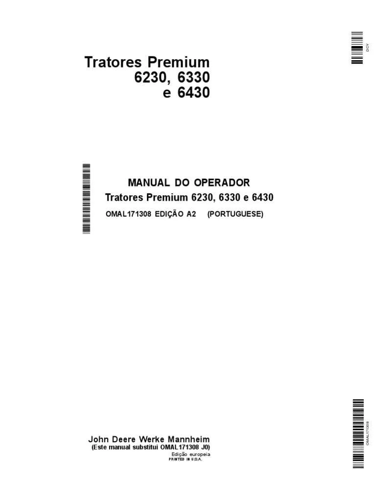 john deere 6330 torque specs