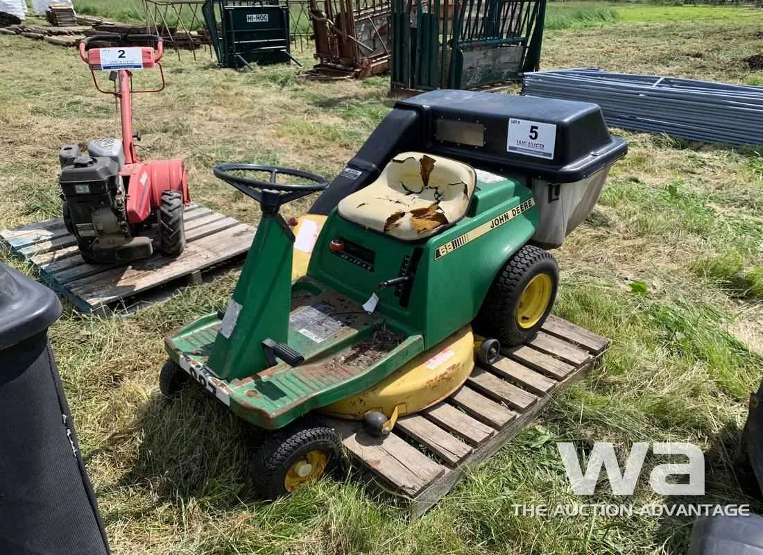 john deere 68 riding mower specs