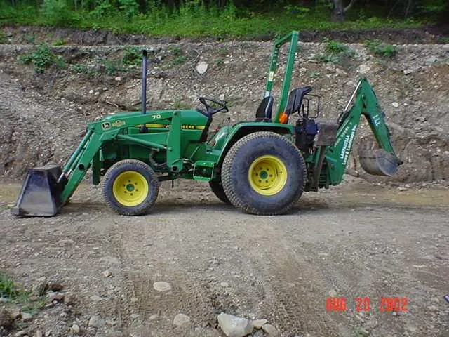 john deere 7 backhoe specs