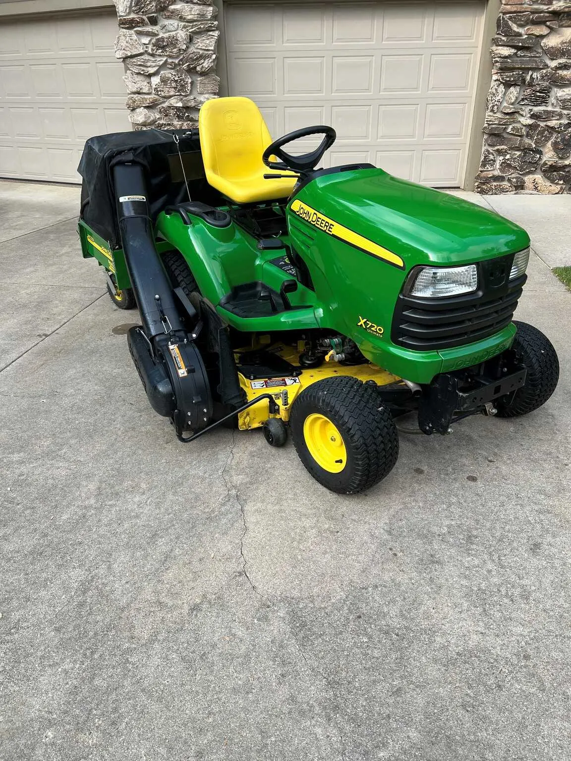 john deere 720 mower specs