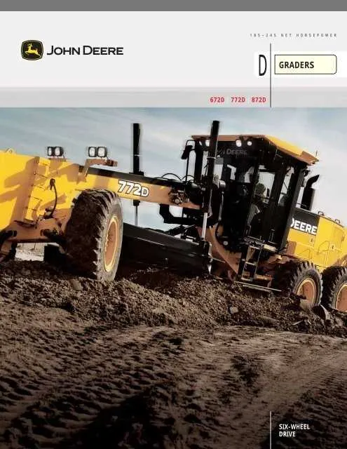 john deere 772j grader specs