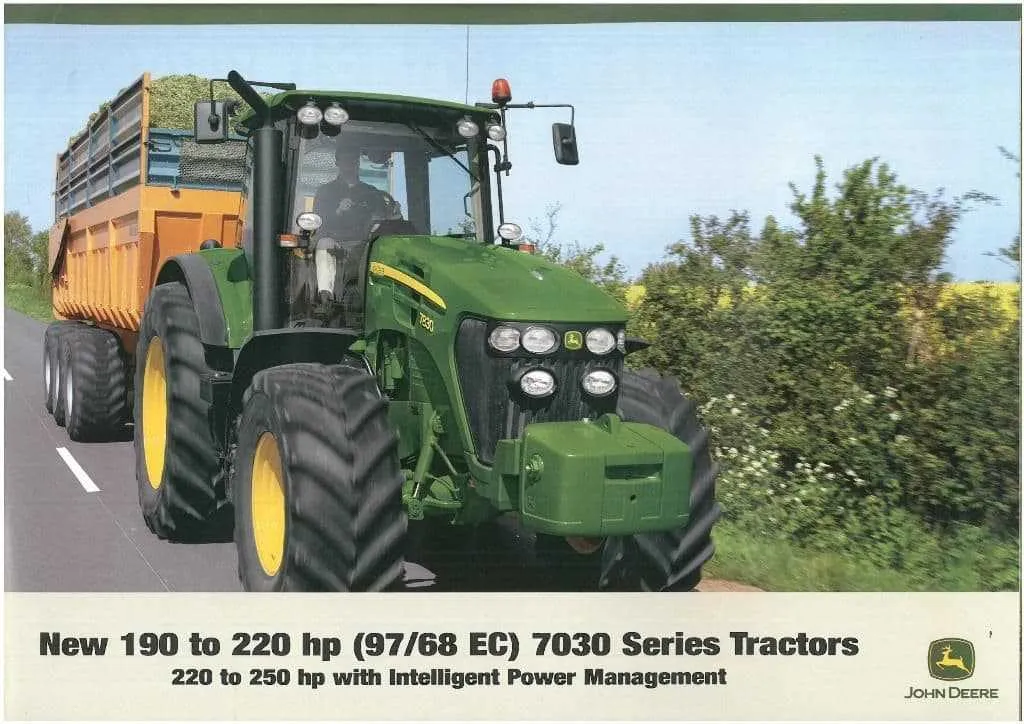 john deere 7730 specs weight