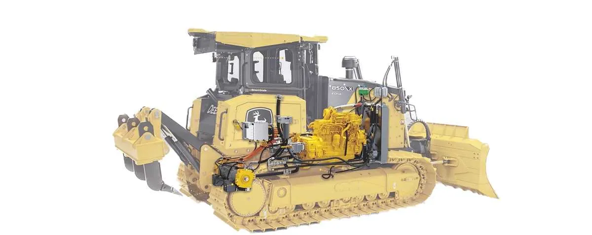 john deere 850e dozer specs