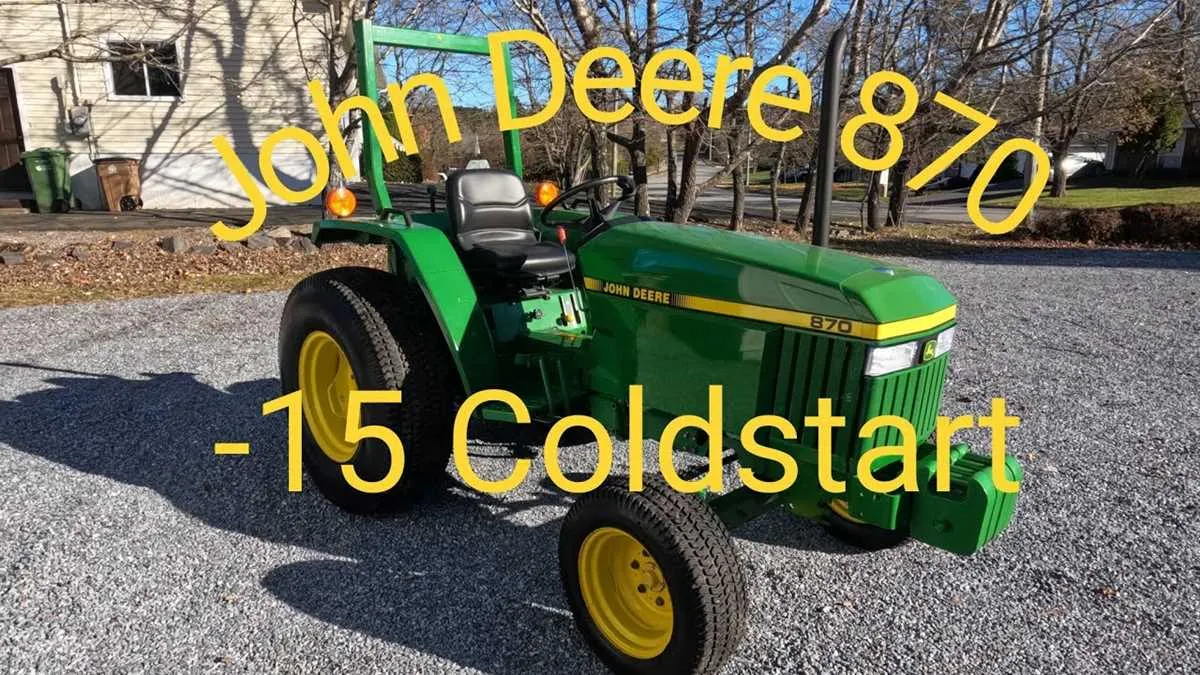 john deere 870 tractor specs