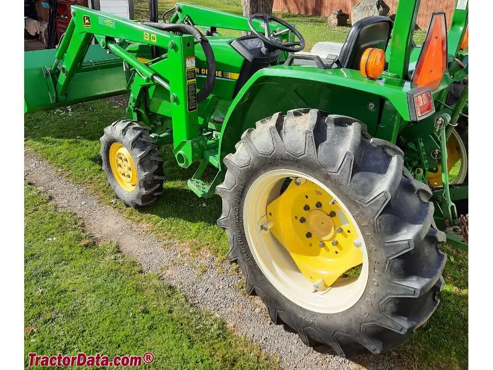 john deere 870 with 440 loader specs