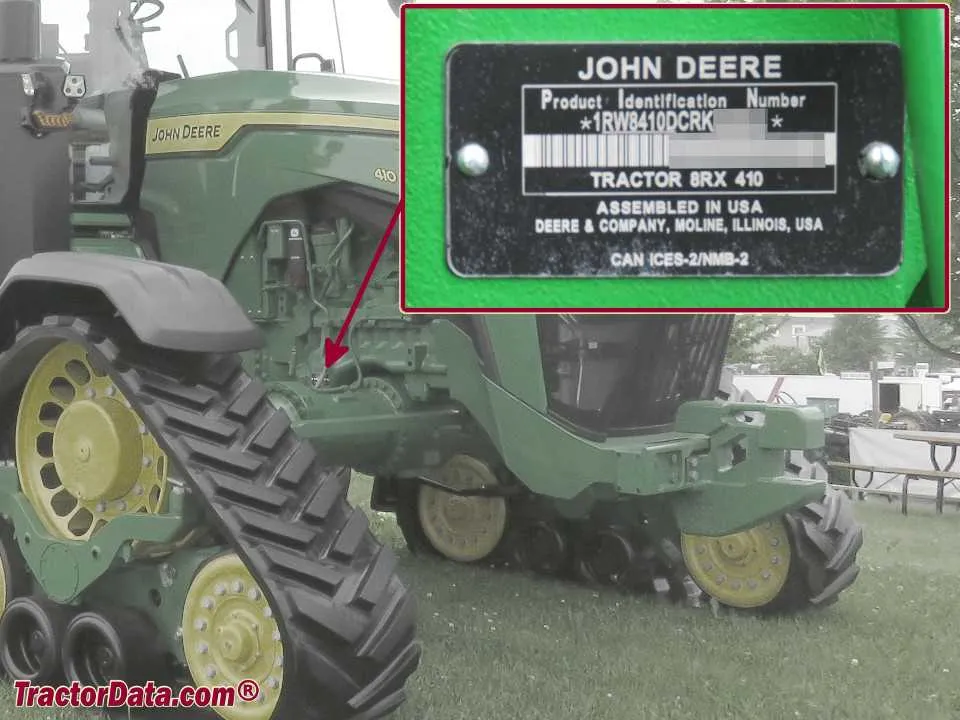 john deere 8rx 370 specs
