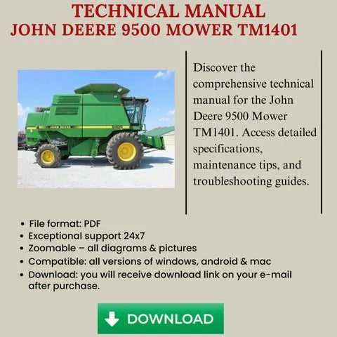 john deere 9500 combine engine specs john deere 9500 combine engine specs