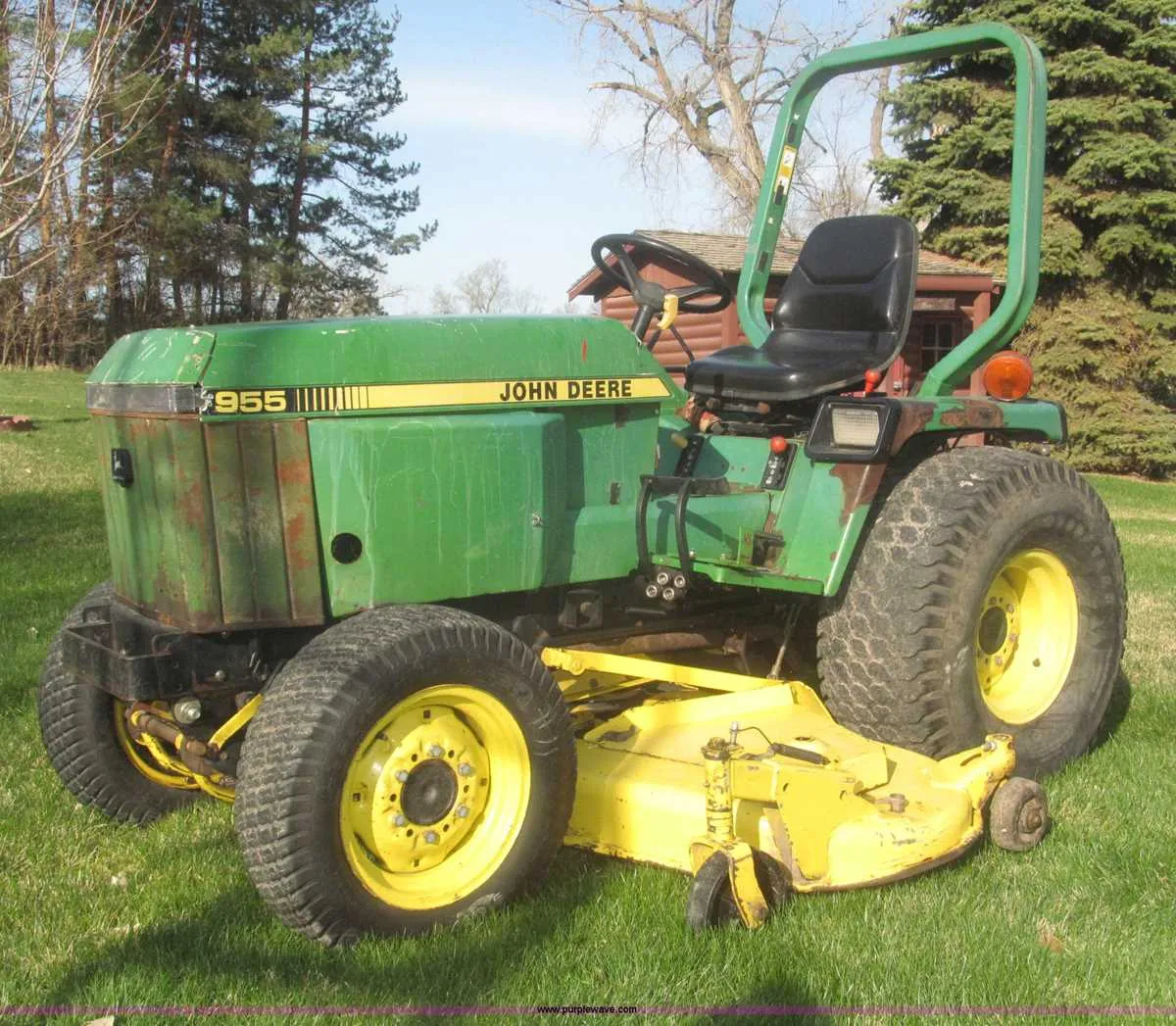 john deere 955 with backhoe specs