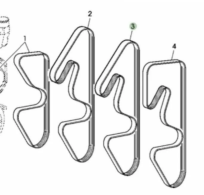 john deere belt re28721 specs